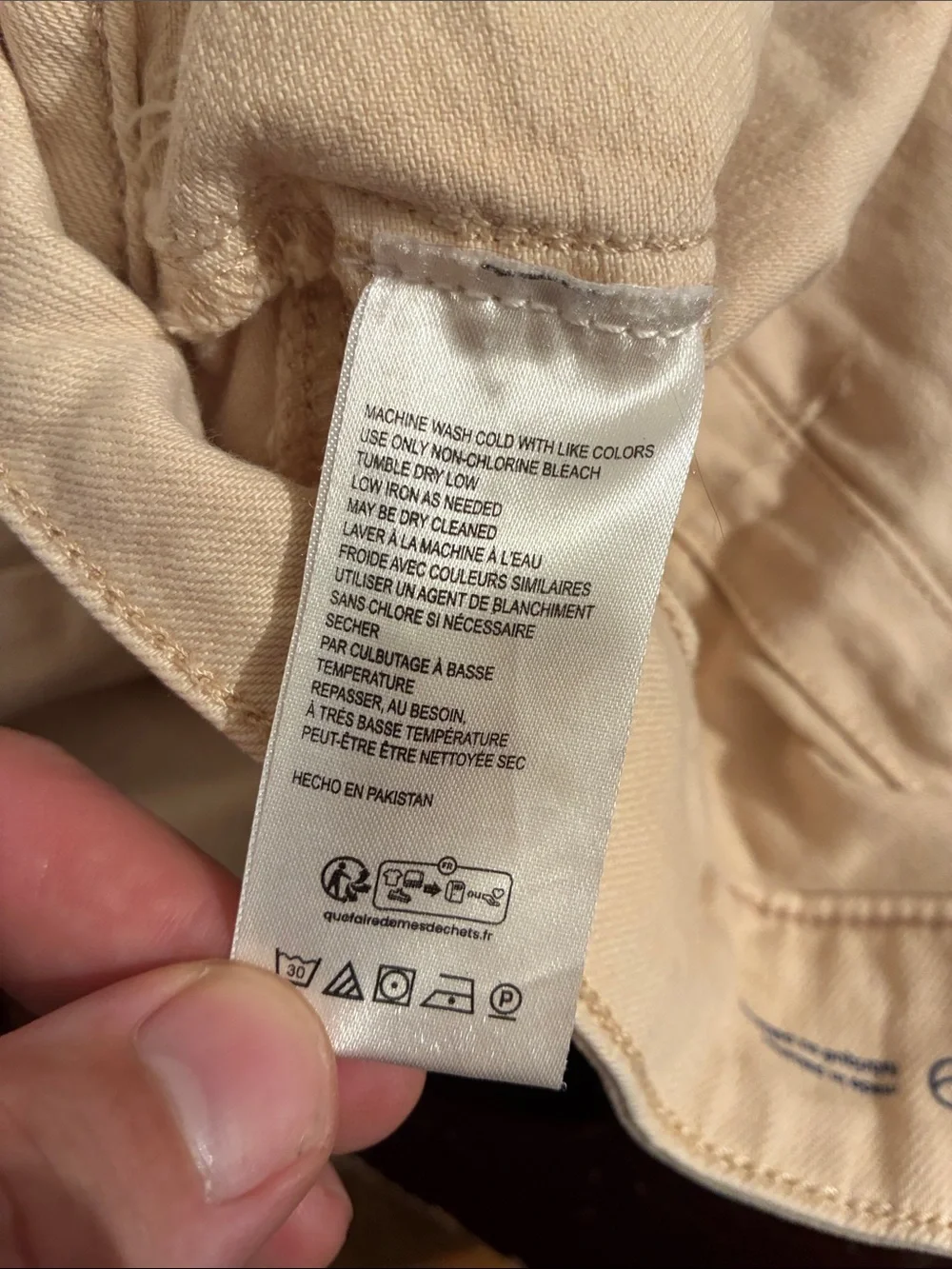 Anthropologie Pilcro Wanderer Relaxed Straight Jeans in Beige, Women’s size 29